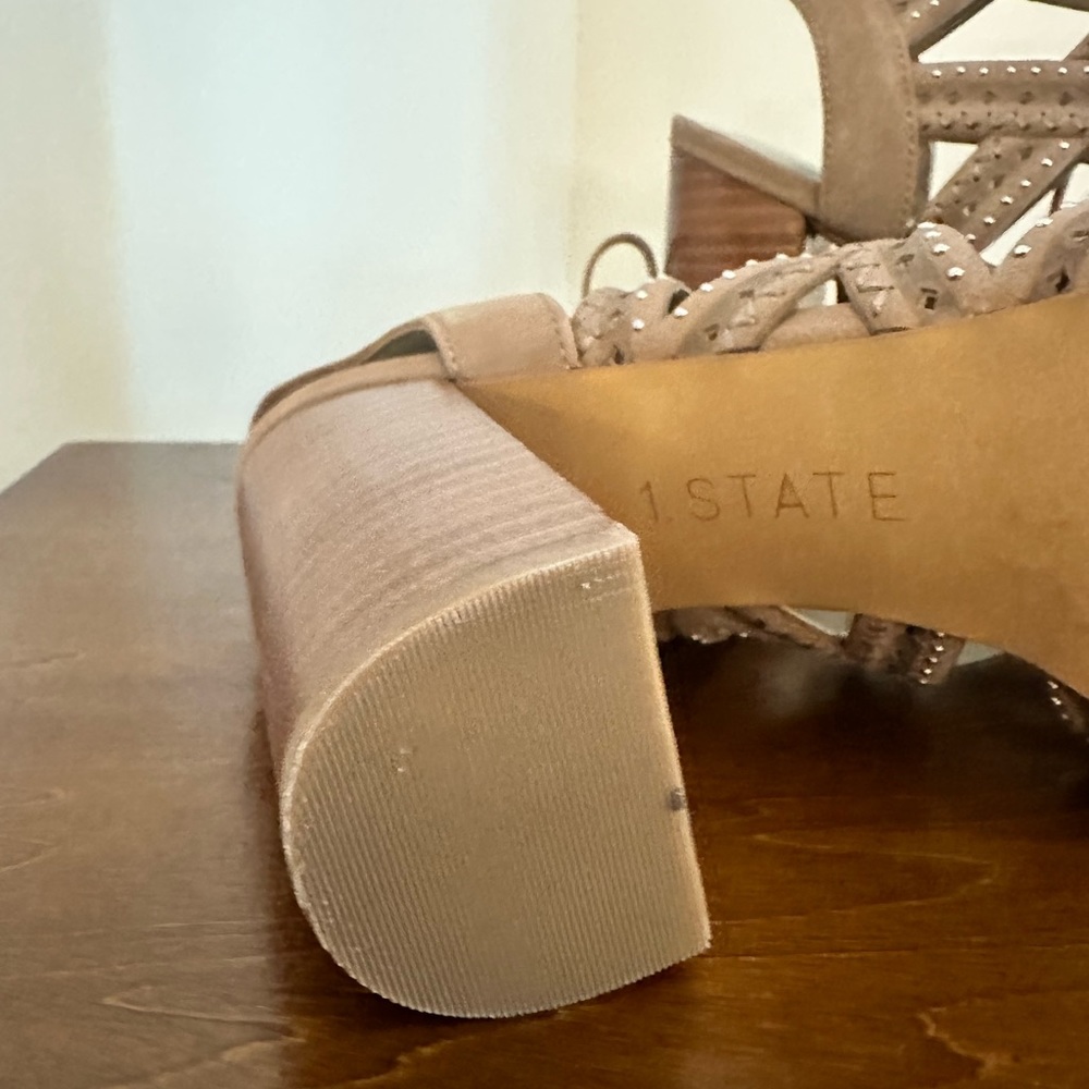 1.State Open Toed Sandal With Heel - image 3